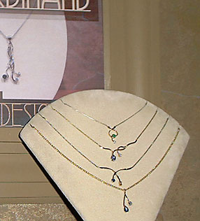 Sample jewelry from Terrace Jewelers